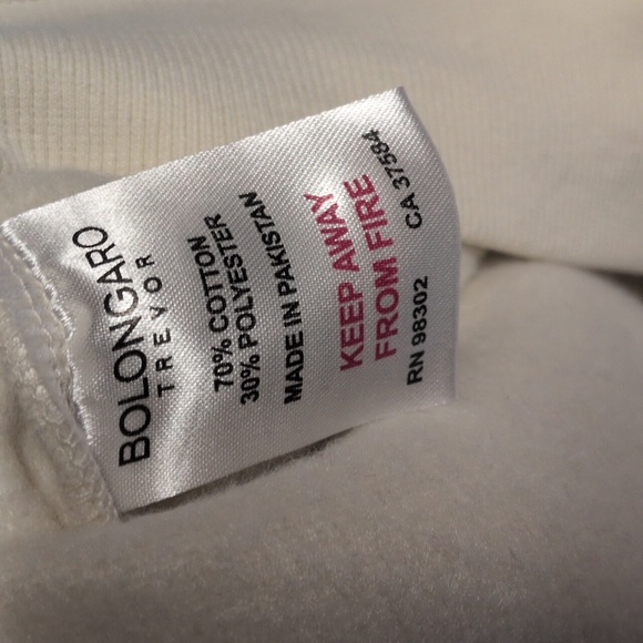 Bolongaro Trevor Cream Zip-Up Hoodie, Men's Size Medium, Streetwear, Gorpcore - Picture 4 of 4